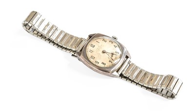Lot 272 - A Silver Rolex Wristwatch, Ref No. 554