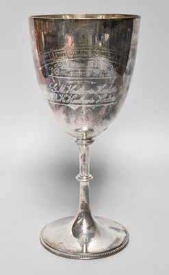 Lot 21 - A Victorian Silver Goblet, by Fenton Brothers,...
