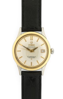 Lot 2134 - Omega: A Steel and Gold Automatic Calendar...