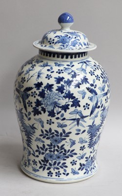 Lot 152 - A Chinese Porcelain Baluster Jar and Cover,...