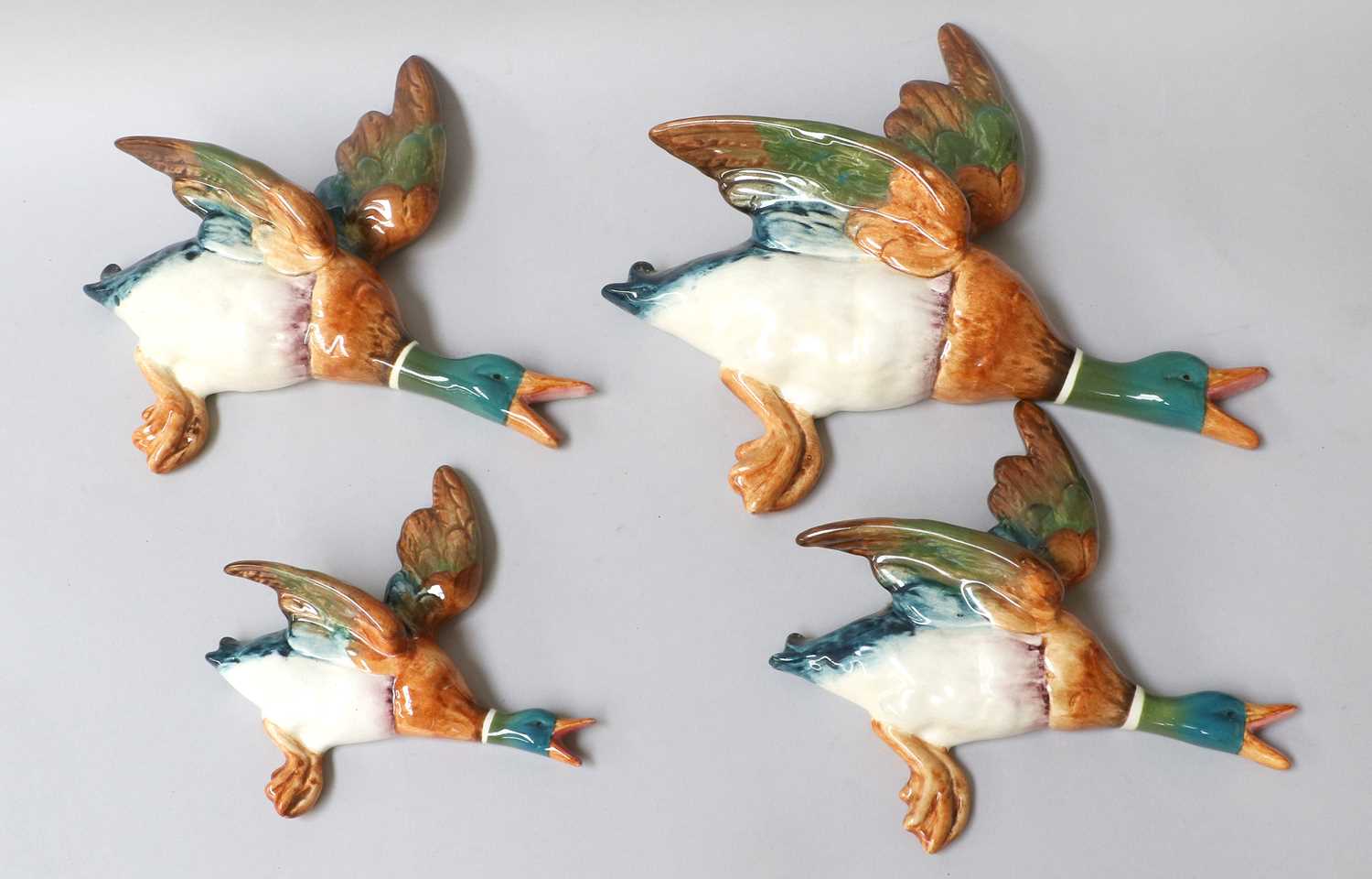 Lot 187 - A Set of four Beswick flying ducks