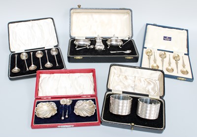 Lot 85 - A Collection of Assorted Silver, including a...