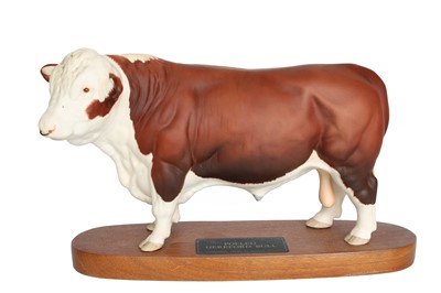 Lot 135 - Beswick Connoisseur Polled Hereford Bull,...