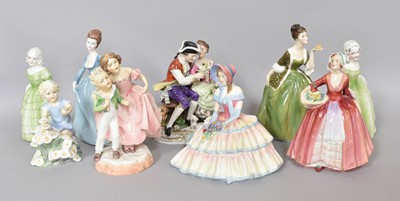 Lot 224 - A Group of Royal Worcester, Royal Doulton and...