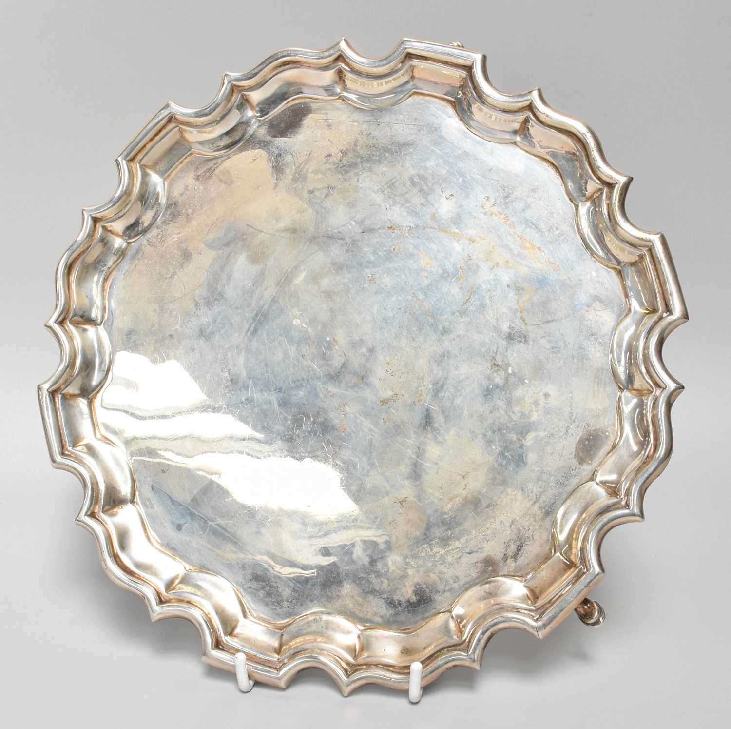 Lot 134 - A George V Silver Salver, by Carrington and Co....