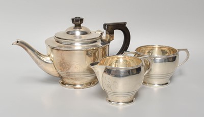 Lot 33 - A Three-Piece Silver Tea-Service, by William...