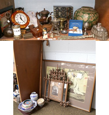 Lot 163 - Miscellaneous Items Including, Victorian coppr...