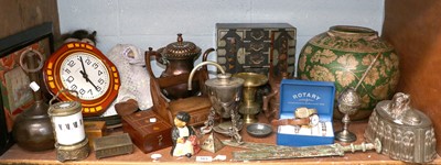 Lot 163 - Miscellaneous Items Including, Victorian coppr...