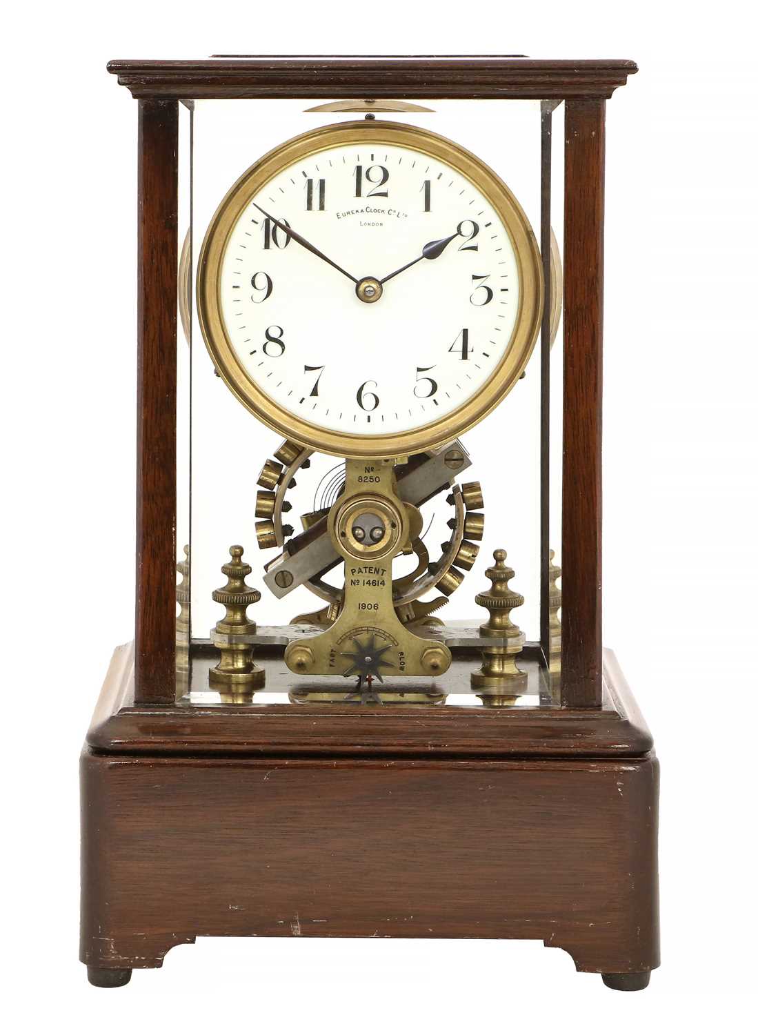 Lot 180 A Five Glass Eureka Electric Mantel Clock,