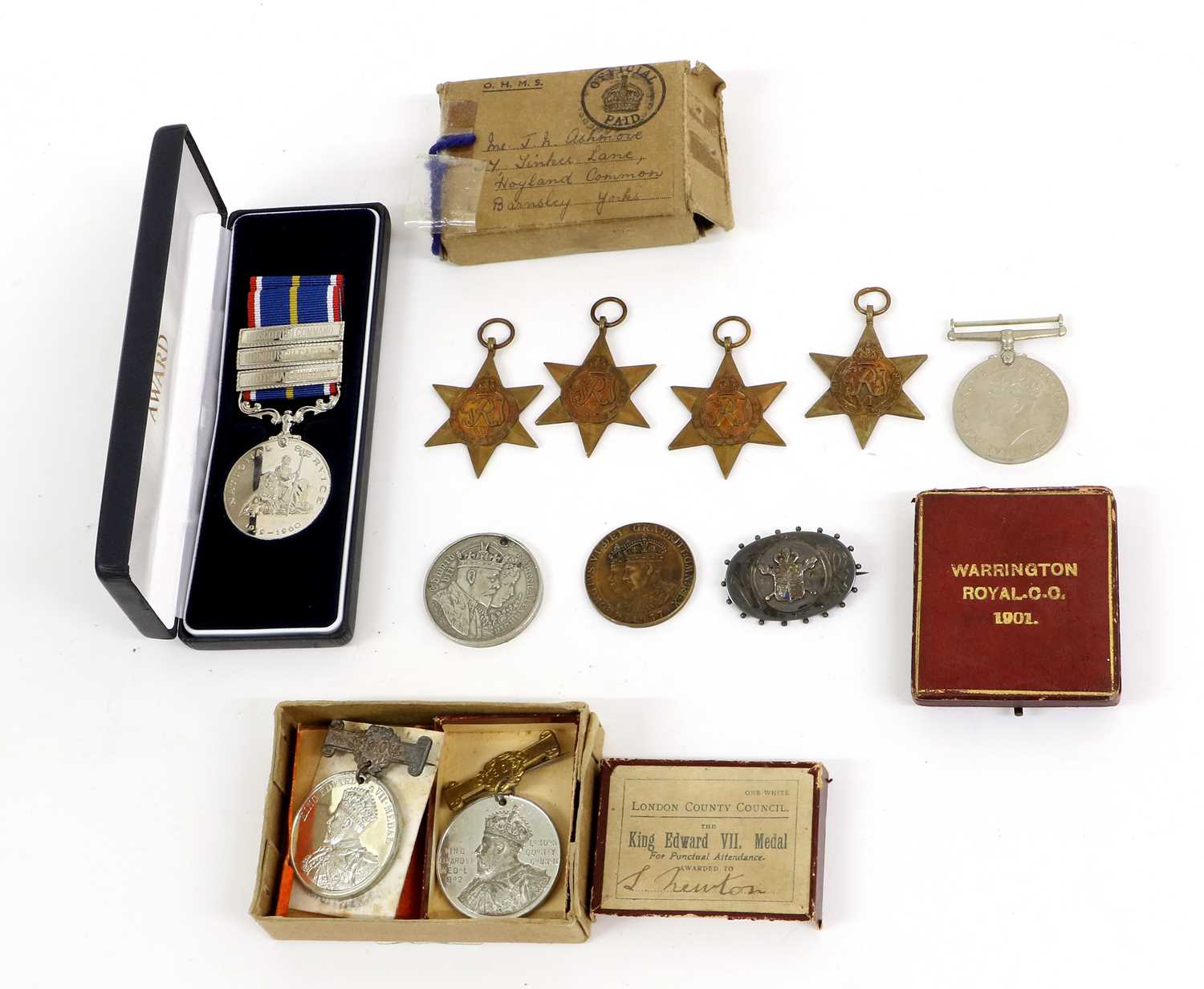 Lot 32 - A Second World War Group of Five Medals,...