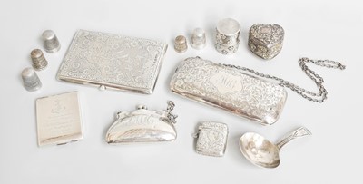 Lot 94 - A Collection of Assorted Silver, comprising a...