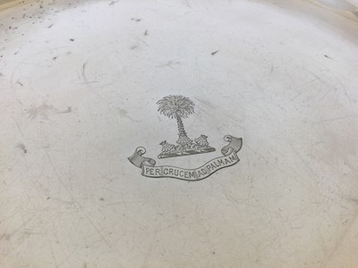 Lot 2045 - A Victorian Silver Dinner-Plate
