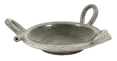 Lot 591 - Walter Keeler (b.1942): A Stoneware Bowl, salt...