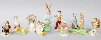 Lot 51 - Beswick Beatrix Potter Figures Comprising:...