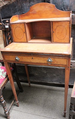 Lot 1310 - A 19th Century Cross Banded Walnut Ladies...