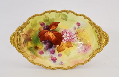 Lot 82 - A Royal Worcester Porcelain Comport, by Kitty...