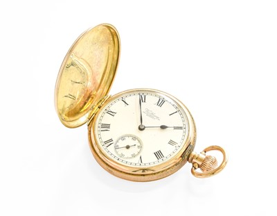 Lot 234 - A 9 Carat Gold Full Hunter Pocket watch,...