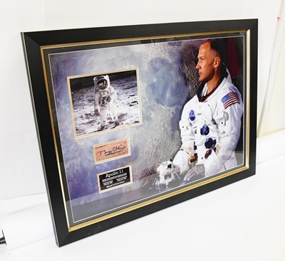 Lot 98 - Buzz Aldrin, Apollo II, a montage comprising...