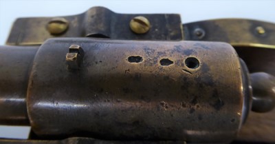 Lot 100 - Three 19th Century Small Bronze Signal Cannon,...