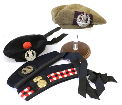 Lot 136 - Three Pieces of Headgear to The Queen's Own...
