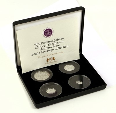 Lot 146 - Alderney, Platinum Proof Sovereign Collection...