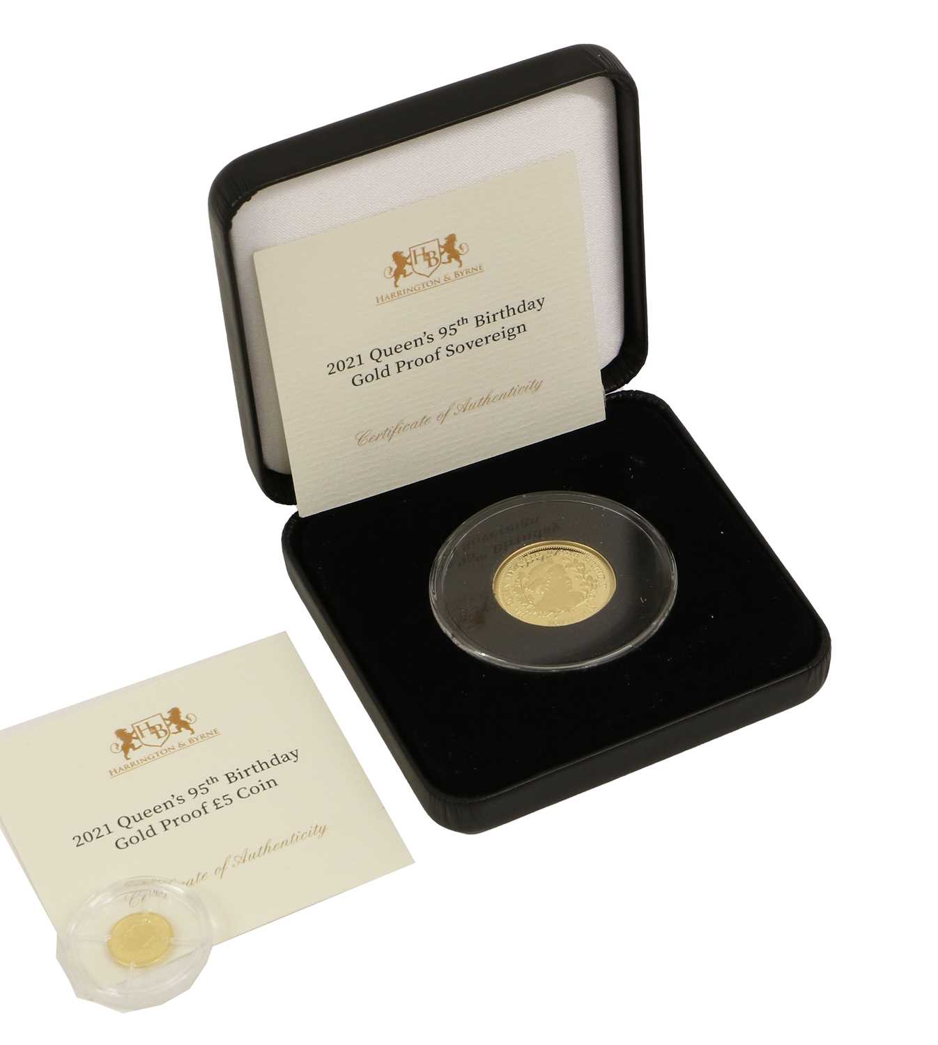 Lot 293 - 2x Tristan da Cunha Gold Proof Coins,...