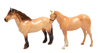 Lot 107 - Beswick Horses Comprising: Highland Pony...