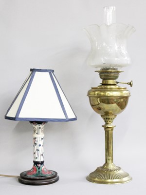 Lot 1273 - A Contemporary Moorcroft Pottery Table Lamp...