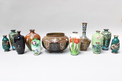 Lot 254 - A Collection of Japenese Cloisonne Items,...