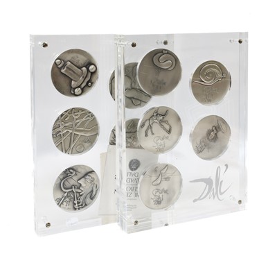 Lot 311 - After Salvador Dali: A Set of Ten Circular...