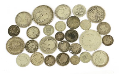 Lot 64 - Assortment of Pre-1920 British Silver Coins,...