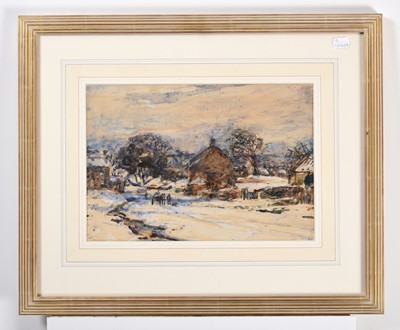 Lot 540 - Rowland Henry Hill (1873-1952) Snowbound...