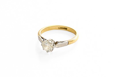 Lot 269 - A Diamond Solitaire Ring, the round brilliant...