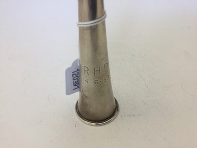 Lot 2108 - A George VI Silver Hunting-Horn