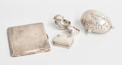 Lot 99 - A Collection of Silver Objects of Vertu,...