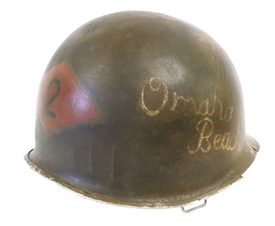 Lot 169 - A Second World War US M1 Combat Helmet Shell,...