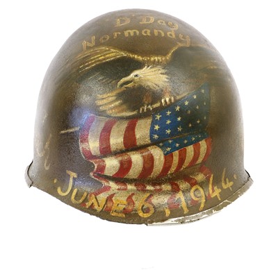 Lot 169 - A Second World War US M1 Combat Helmet Shell,...