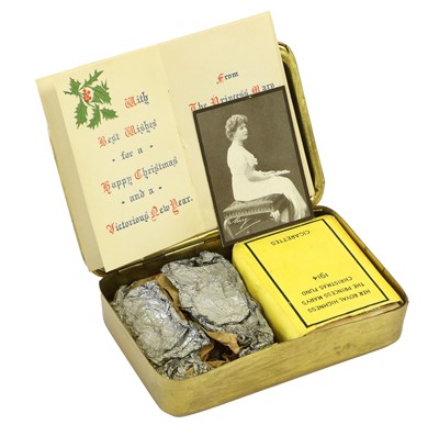 Lot 109 - A Princess Mary 1914 Christmas Tin, containing...