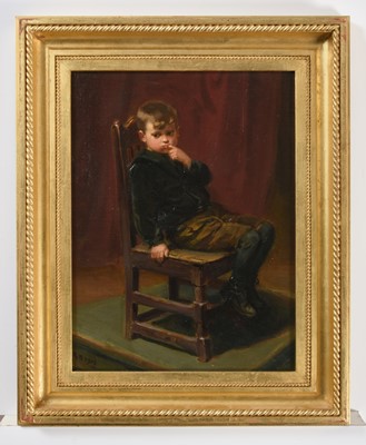 Lot 1064 - Ralph Hedley (1848-1913) Lost in Thought...