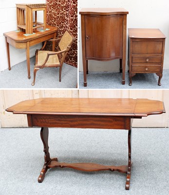 Lot 1445 - 19th century Inlaid Fold Over Card Table, 94cm...