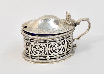 Lot 177 - A Victorian Silver Mustard-Pot, by Walter and...