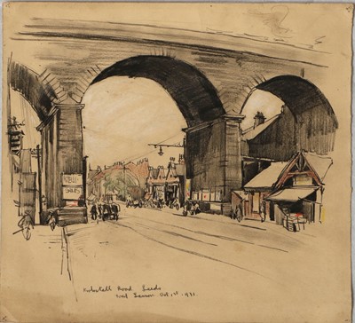 Lot 1159 - Fred Lawson (1888-1968) ''Kirkstall Road,...