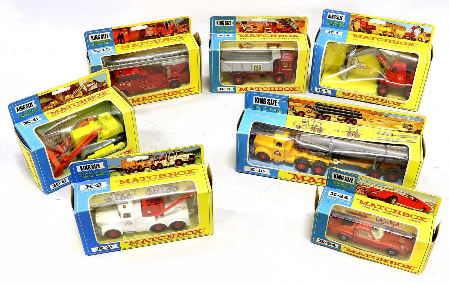 Lot 275 - Matchbox Kingsize Models In Window Boxes