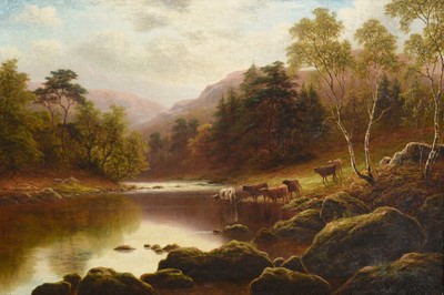 Lot 1216 - William Mellor (1851-1931) "On the Glaslyn,...