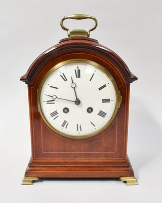 Lot 158 - An Edwardian Striking Mantel Clock, 29cm high...