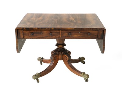 Lot 314 - ♦ A George IV Rosewood Sofa Table, 2nd quarter...