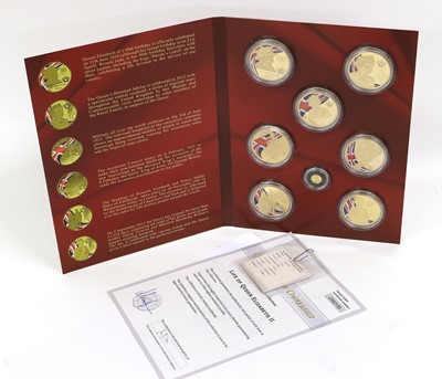 Lot 302 - 3x Commemorative Coin Sets Featuring Gold...