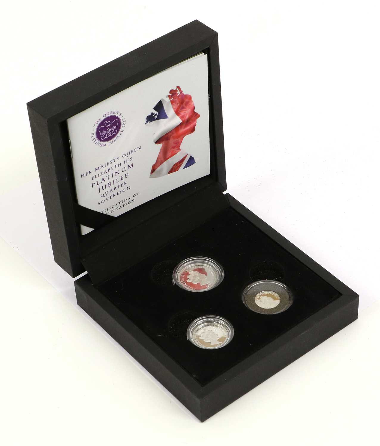 Lot 270 - Ascension Island, Platinum Proof Sovereign Set...