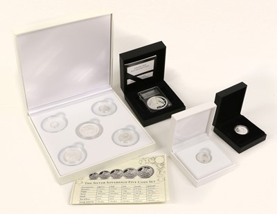 Lot 430 - An Assortment of London Mint Silver Sovereigns,...