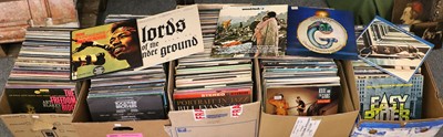 Lot 1278 - A Quantity of Records in Five Boxes